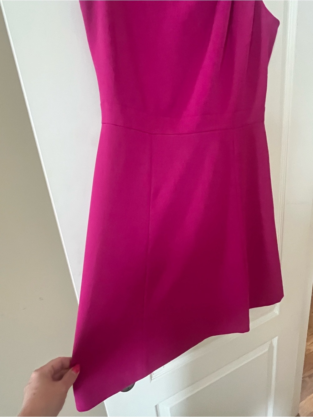 Tahari Fuchsia Dress Women's Sleeveless A-Line Dress Size 10 - Picture 13 of 15